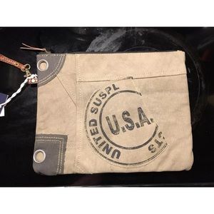 New Chloe & lex canvas wallet coin purse